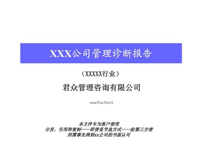 管理咨詢診斷報告模板.pptx 97頁