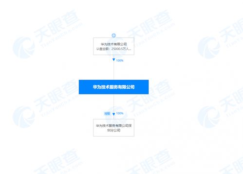 工商變更 華為技術服務有限公司注冊資本增至約2.5億人民幣,增幅約為66.6